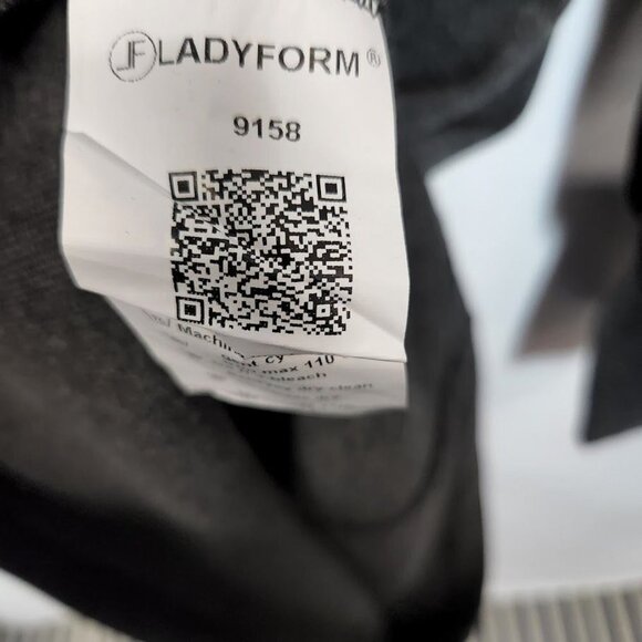 NWT Ladyform Puff Sleeve Dress‎ in Gray Size UK 12 - Picture 5 of 8